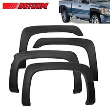 4PC Factory Style Fender Flares For 2007-2013 Chevy Silverado 1500 2500HD 3500HD picture