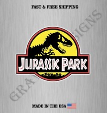 Jurassic Park Logo Vinyl Sticker Decal Window Car Bumper Wall Water Resistant picture