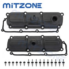 2x Valve Covers for 04-10 Dodge Grand Caravan Chrysler Town & Country 3.3L 3.8L picture