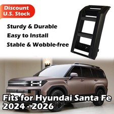 US Stock All Black Foldable Liftable Ladder Fits for Hyundai Santa Fe 2024-2026 picture