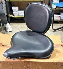 Spring Solo Tractor Seat Fit Harley Touring Indian Chief Bobber With Backrest  picture