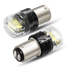 White 1157 1034 1016 LED Turn Reverse Signal Blinker Parking DRL Light Bulb New picture
