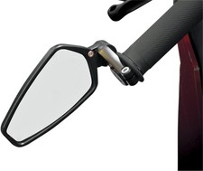 CRG Arrow Bar End Mirror Black AO-100 Convex Billet Aluminum picture