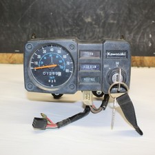 1982-1996 kawasaki ke100 SPEEDOMETER SPEEDO KEYSWITCH picture