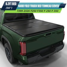 8.2FT FRP Hard Tonneau Cover Tri-Fold For 1999-2026 Ford F250 F350 Truck Bed picture