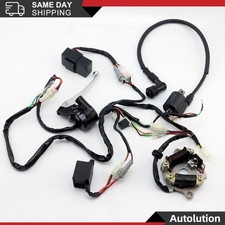 for Yamaha PW50 Wiring Harness Magneto Stator Ignition Switch CDI Brake lever picture