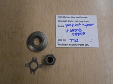 11-69578, 73345 Mariner 1988 45hp 4cyl 2str outboard prop nut & spacer T112 picture