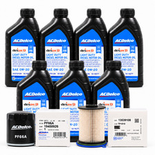 ACDelco OEM Oil Change & Fuel Filter Service Kit 2020-2026 3.0L LM2 LZ0 Duramax picture