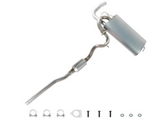 Stainless Steel Resonator Muffler Kit fits: 2011-2019 Outlander Sport 2.0L picture