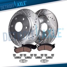 REAR Rotors Brake Pads for Chevy Tahoe Silverado Suburban GMC Sierra Yukon 1500 picture
