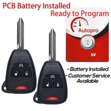 2 For 2010 - 2017 Jeep Patriot Wrangler Compass Flip Key Remote Fob OHT692713AA picture