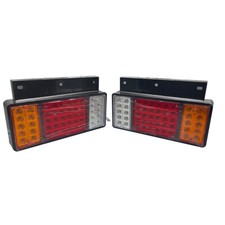Pair 50LED Rear Tail Light For GMC W Isuzu Elf Truck NPR NQR NRR NKR NHR 1984-up picture
