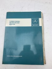 Mercedes Turbo Diesel 300 SD 1978 service manual DS picture