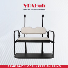 VPAHub Club Car Precedent Tempo Flip Folding White Seat Kit picture