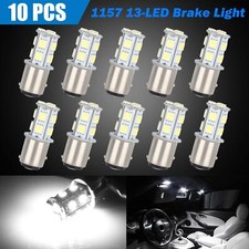 10x 6500K White 1157 Bay15d 13-SMD LED Car Truck Tail Brake Stop Light Bulb 12V picture