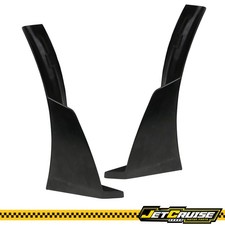 Universal IKON 2PCS Front Bumper Lip Splitter Side Corner Winglets Canard PU picture
