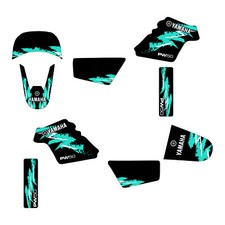 PW50 graphic kit 90s retro series black / mint picture