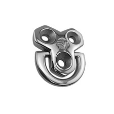 PT Forged Folding Pad Eye - Polished 316 Stainless Steel - 1/4