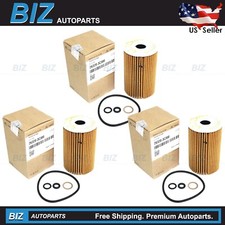 GENUINE 3PCS Oil Filters for 07-17 Genesis Equus Veracruz Borrego 26320-3C300 picture