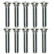 Dorman 610-157 Wheel Lug Stud 7/16-20 Serrated .487 Knurl 2-1/8 10 Pack picture