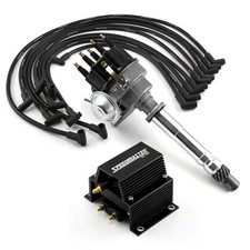 Chevy SBC 350 BBC 454 Ready-to-run Black Ignition Distributor Combo picture