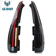 VLAND Smoked LED Tail Lights For 2007-2014 Chevy Suburban/Tahoe/ GMC Yukon Pair picture