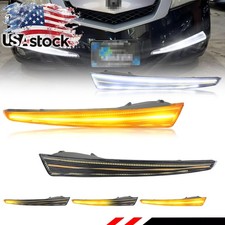Clear Switchback LED Bumper Corner Parking Signal Lights For 2009-2011 Acura TL picture