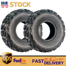 Pair 20x7-8 ATV UTV Tires All Terrain AT 4 Ply Rated 20x7x8 20 7 8 Tubeless Mud picture