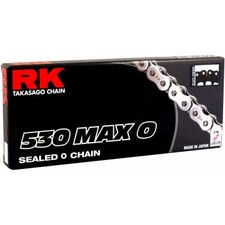 RK 530 Max-O Chains Black/Chrome 530MAXO-130-BC picture