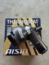AISIN GENUINE THT-017 Engine Coolant Thermostat with Housing - Black picture
