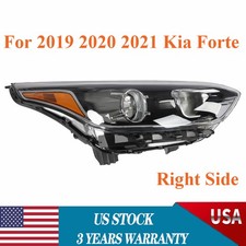For 2019 2020 2021 Kia Forte Right Passenger  Headlight Halogen RH USA Good picture