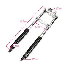 Front Fork Shock 2-Stroke Small mini Triple Dirt Pit Bike Pro Trail 49CC Black picture