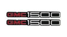 1988-1998 GMC 1500 2PC Door Emblems L-H/R-H Sierra 1500, Yukon 1500, Jimmy 1500 picture