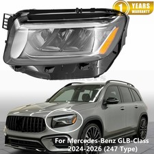 Left Driver Headlight W/O AFS A2479067703 4 PIN For 2024-26 MERCEDES-Benz GLB250 picture
