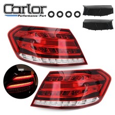For 14-16 Mercedes-Benz E-Class W212 Outer LED Tail Lights Brake Lamps Pair Set picture