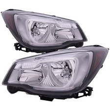 Headlights Left Right Pair CAPA Left Right Pair For 17-18 Subaru Forester picture