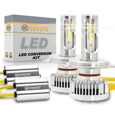 1991 Suzuki Motorcycle GSX600F Katana  H4 LED Headlight Bulbs 20K Lumens Dual Be picture