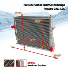 #2038 Radiator FOR BMW Z3 M Coupe Roaster 1998-2002 L6 3.2L Engine M/T Aluminum picture