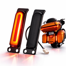 Eagle Lights Saddlebag HALOS Running Brake & Turn Filler Lights Harley-Davidson picture