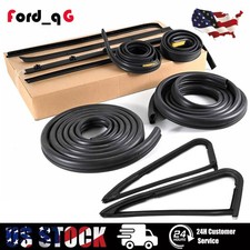 Complete Door Window Weatherstrip Seals Set Kit for 1981-1989 Chevy GMC C10 K10 picture