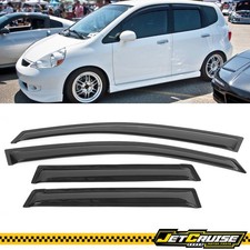 Fits 07-08 Honda Fit GD3 Acrylic Window Visors Rain Sun Guard Deflector 4Pcs Set picture