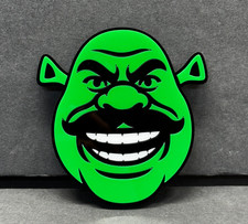 Funny Green Ogre Acrylic Badge – Cartoon Style Emblem for Cars, Laptops & Décor picture