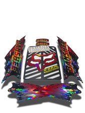 1997 YAMAHA BANSHEE FULL GRAPHICS KIT  AND RADIATOR GRILL SET HOLOGRAPHIC FINISH picture