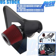 For 2009-16 Audi B8/B8.5 A4 A5 Quattro 2.0T A4 FWD 1.8T Cold Air Intake + Filter picture