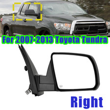 Passenger Side Power Mirror For 2007-2013 Toyota Tundra Base SR5  Heated Right picture