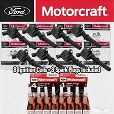 8Set Genuine OEM Ignition Coil DG508 &Spark Plug SP479 For Ford F150 4.6L 5.4L picture