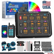 MICTUNING 12 Gang Wireless Switch Panel w/ Smart APP |Remote Control for Vehicle picture