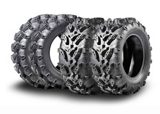 MCKINLEY UTV ATV Tires 26X9-12 & 26X12-12 6 Ply Full Set Super Mud Offroad X611 picture