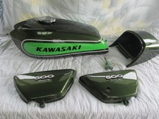 1973 KAWASAKI H1500 SHOW QUALITY  FUEL TANK  AND SIDE COVER SET green picture