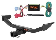 Curt Class 3 Trailer Hitch with 4-Flat Wiring Connector Kit for 13-18 Acura RDX picture